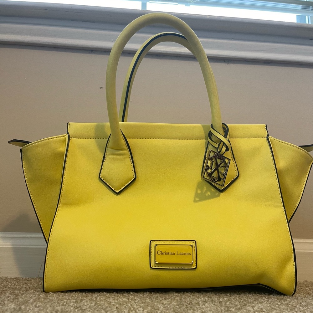 Christian Lacroix Yellow Purse
